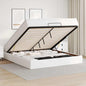 Cama otomana colchón cappucino cuero sintético 100x200cm
