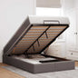 Estructura cama otomana colchón blanco puro 100x200cm