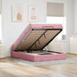 Cama otomana colchón cappucino cuero sintético 100x200cm