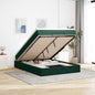 Cama otomana colchón cappucino cuero sintético 100x200cm