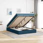 Cama otomana colchón cappucino cuero sintético 100x200cm