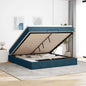 Cama otomana colchón cappucino cuero sintético 100x200cm