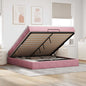 Cama otomana colchón cappucino cuero sintético 100x200cm