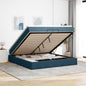 Estructura cama otomana colchón blanco puro 100x200cm