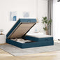 Estructura cama otomana colchón blanco puro 100x200cm
