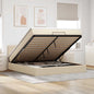 Estructura cama otomana colchón blanco puro 100x200cm