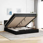 Estructura cama otomana colchón blanco puro 100x200cm