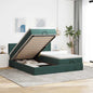Cama otomana colchón cappucino cuero sintético 100x200cm
