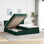 Cama otomana colchón cappucino cuero sintético 100x200cm