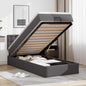 Estructura cama otomana colchón blanco puro 100x200cm