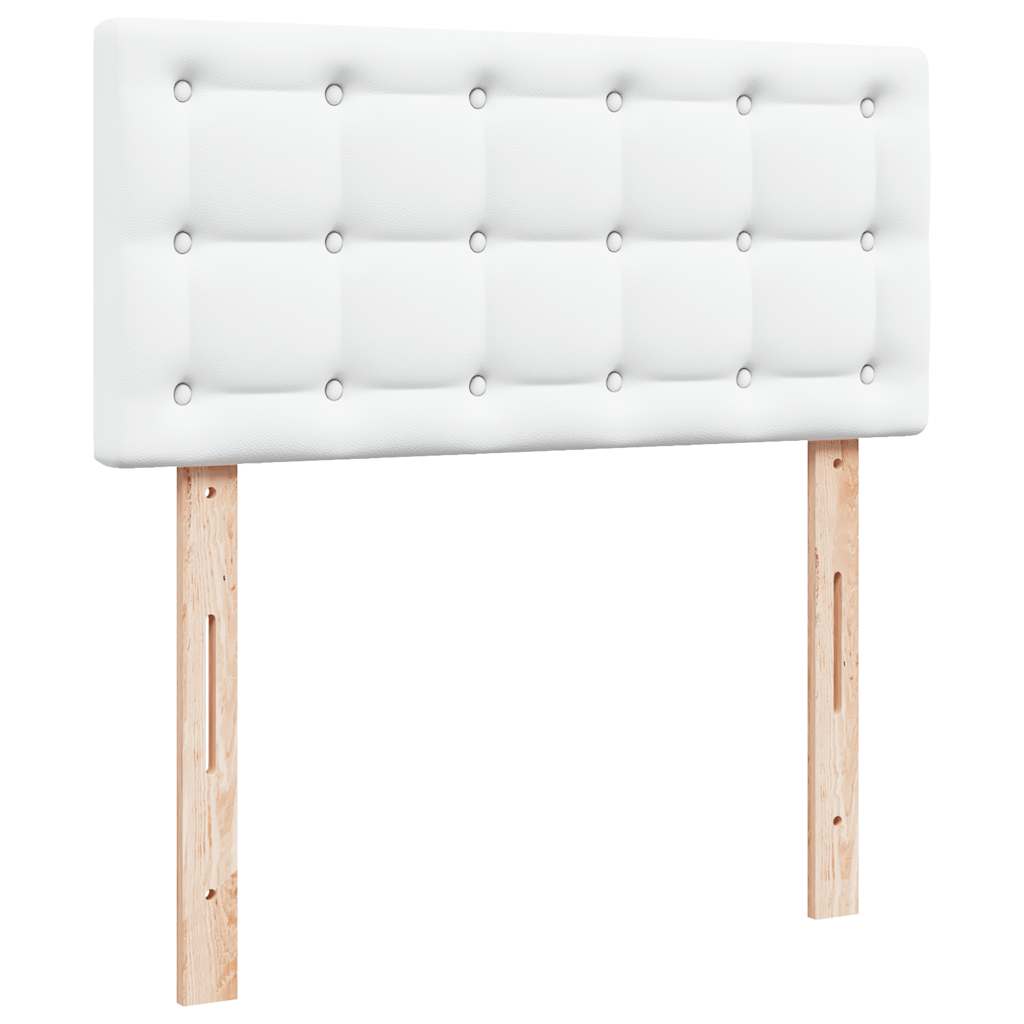 Estructura cama otomana colchón blanco puro 100x200cm