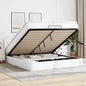 Estructura cama otomana colchón blanco puro 100x200cm