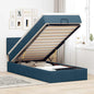 Cama otomana colchón cappucino cuero sintético 100x200cm