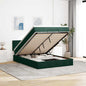 Estructura cama otomana colchón blanco puro 100x200cm