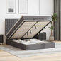 Estructura cama otomana colchón blanco puro 100x200cm