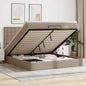 Estructura cama otomana colchón blanco puro 100x200cm