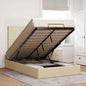 Estructura cama otomana colchón blanco puro 100x200cm