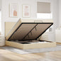 Estructura cama otomana colchón blanco puro 100x200cm