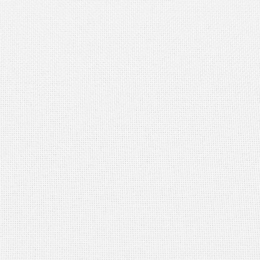 Silla de suelo plegable de tela blanca 71x51x62 cm