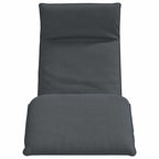 Tumbona plegable antracita 175x54x8,5 cm tejido oxford