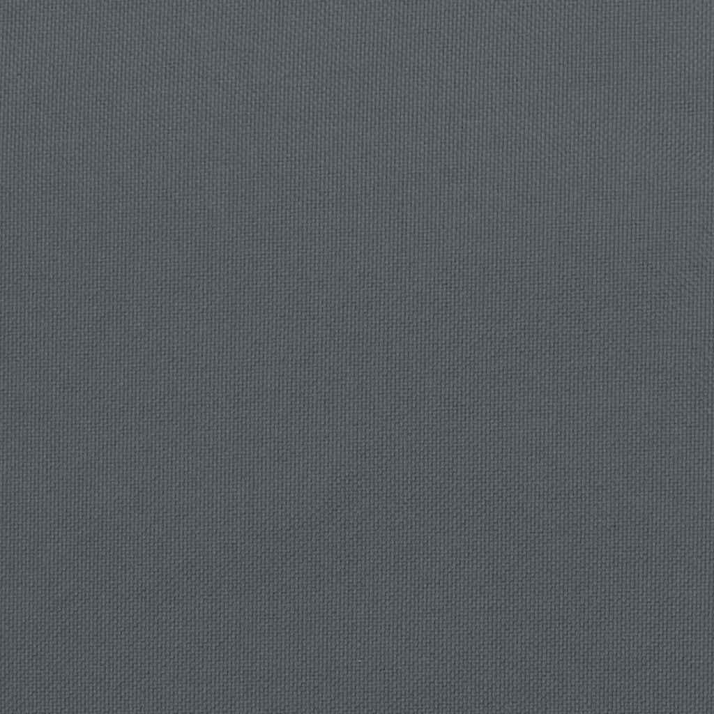 Tumbona plegable antracita 175x54x8,5 cm tejido oxford