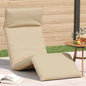 Tumbona plegable antracita 175x54x8,5 cm tejido oxford
