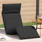 Tumbona plegable antracita 175x54x8,5 cm tejido oxford
