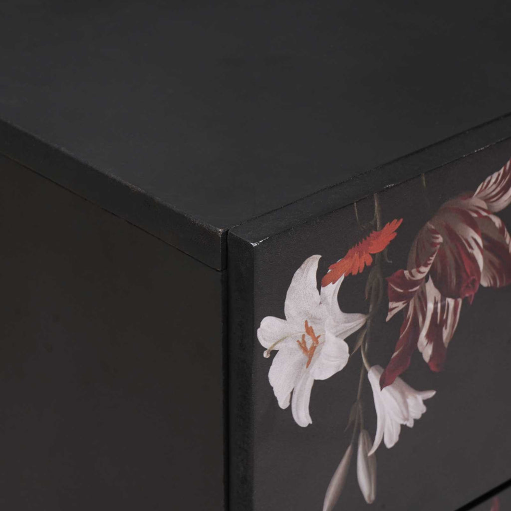 Mesita de Noche con cajón 2 pcs Marrón 40 x 33,5 x 46 cm