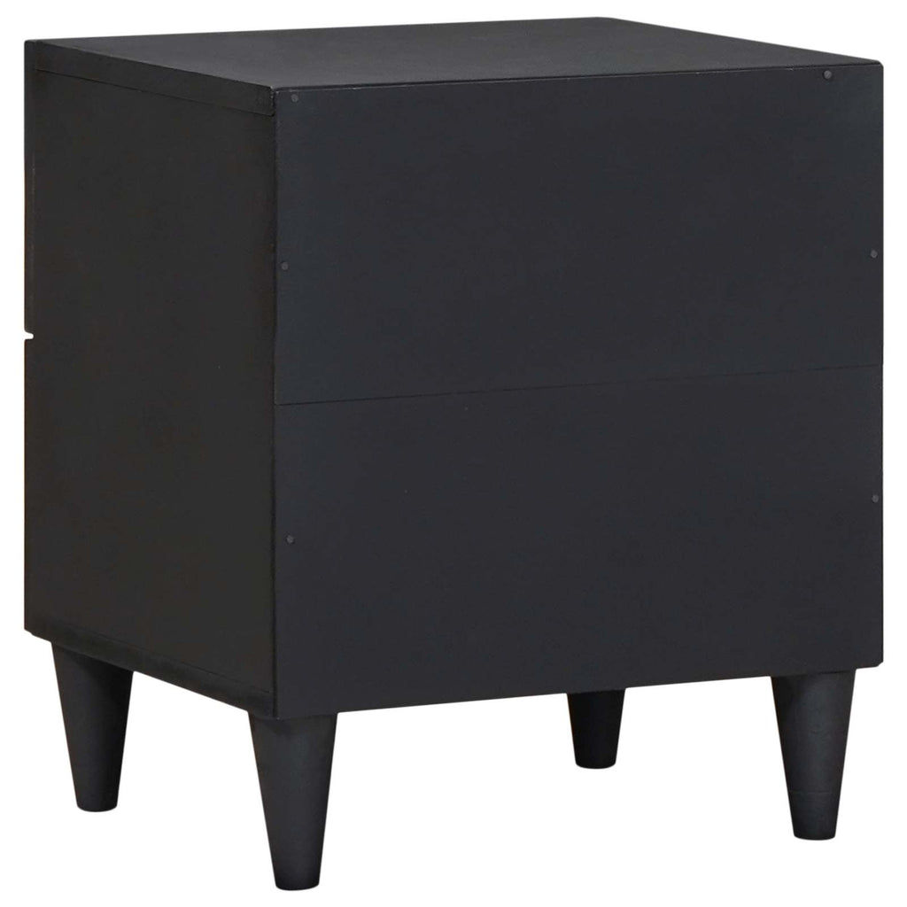 Mesita de Noche con cajón 2 pcs Marrón 40 x 33,5 x 46 cm