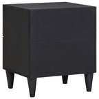 Mesita de Noche con cajón 2 pcs Marrón 40 x 33,5 x 46 cm