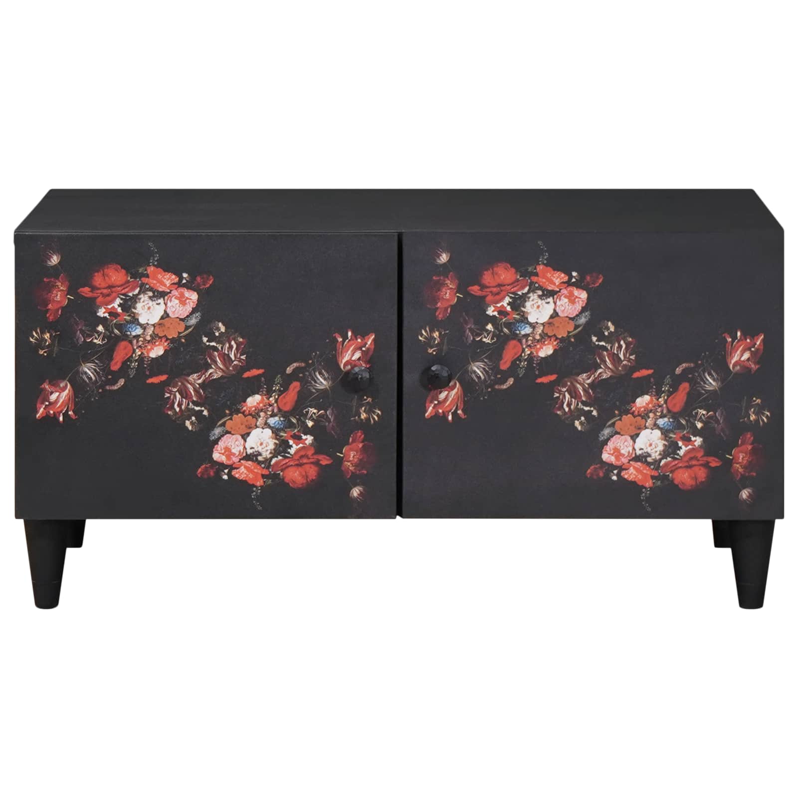 Mesa de Café Multicolor 80 x 50 x 40 cm Madera de mango maciza