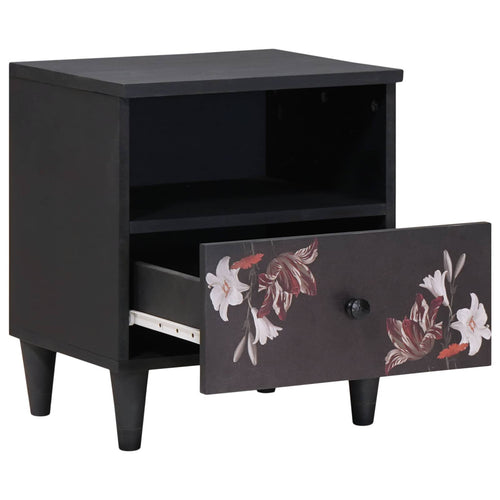 Nightstand with Drawer 2 pcs Brown 40 x 33 x 46 cm
