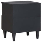 Mesita de Noche con cajón 2 pcs Marrón 40 x 33 x 46 cm