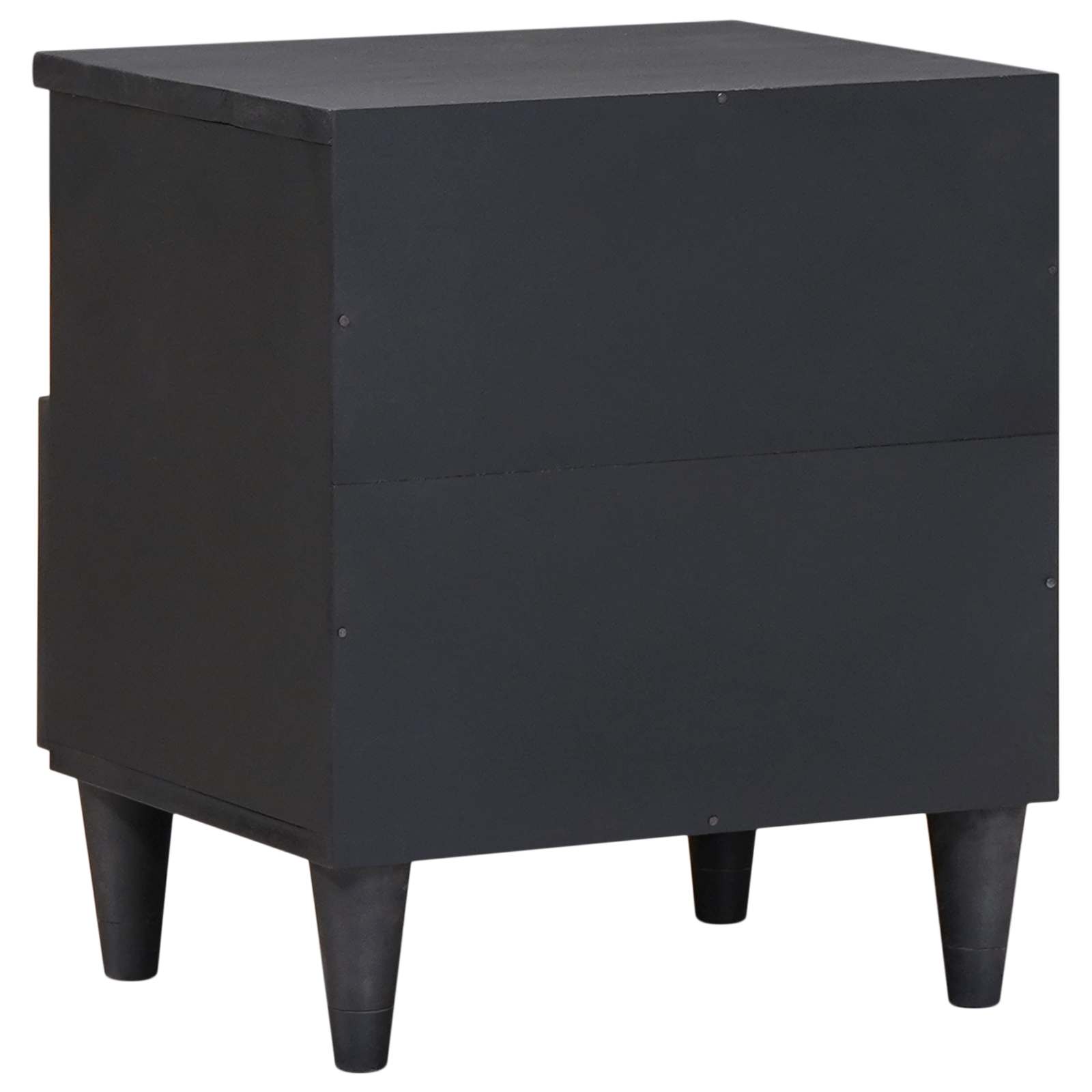 Mesita de Noche con cajón 2 pcs Marrón 40 x 33 x 46 cm