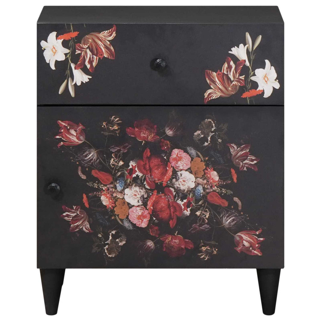 Mesita de Noche con cajón Multicolor 50 x 33 x 60 cm
