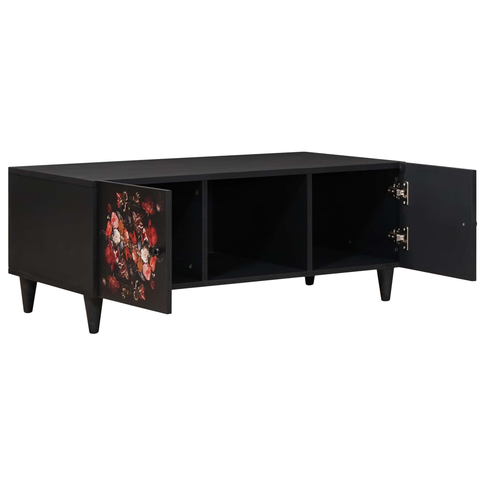 Mesa de Café Multicolor 100 x 54 x 40 cm Madera de mango maciza
