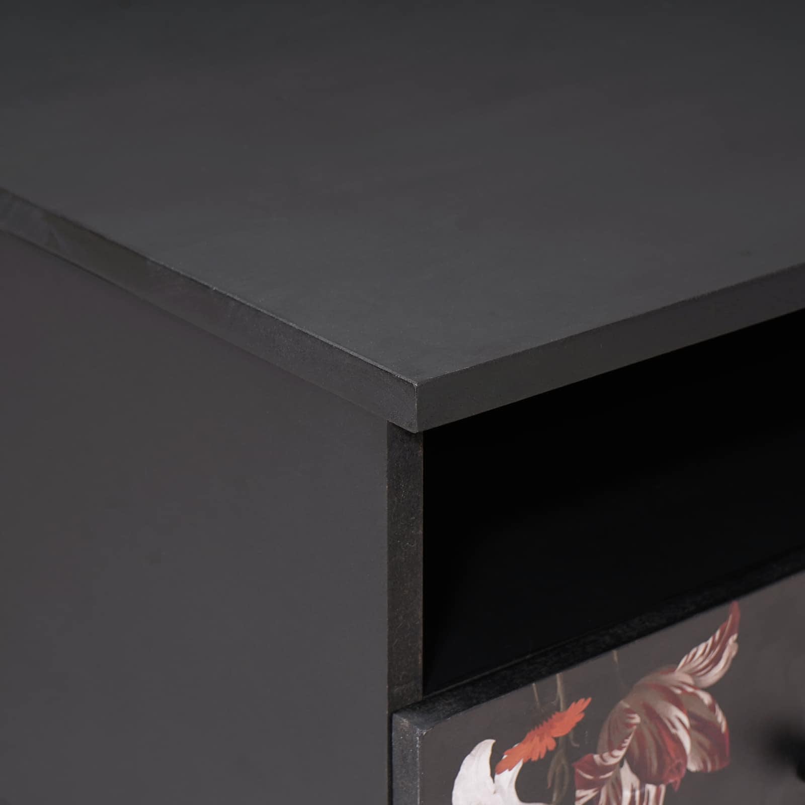 Mesa de Café Multicolor 80 x 54 x 40 cm Madera de mango maciza
