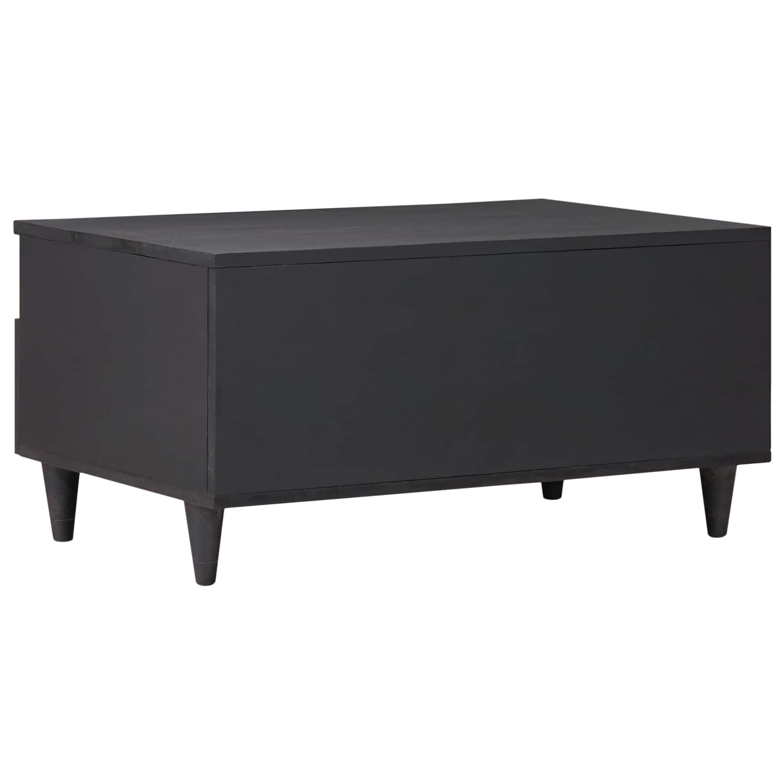 Mesa de Café Multicolor 80 x 54 x 40 cm Madera de mango maciza