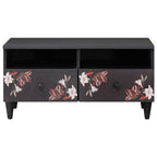 Mesa de Café Multicolor 80 x 54 x 40 cm Madera de mango maciza