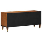 Mueble de TV con estante Marrón miel 105 x 33 x 46 cm