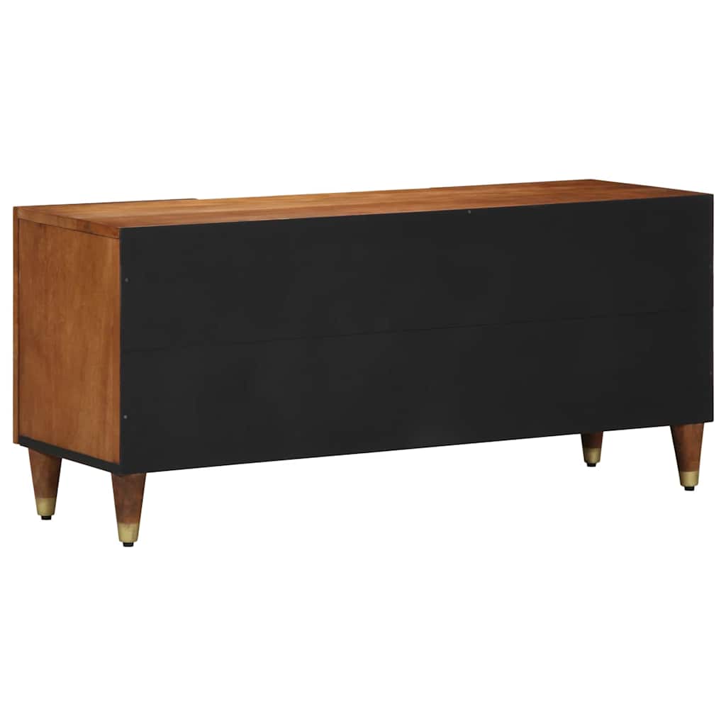 Mueble de TV con estante Marrón miel 105 x 33 x 46 cm