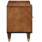Mueble de TV con estante Marrón miel 105 x 33 x 46 cm