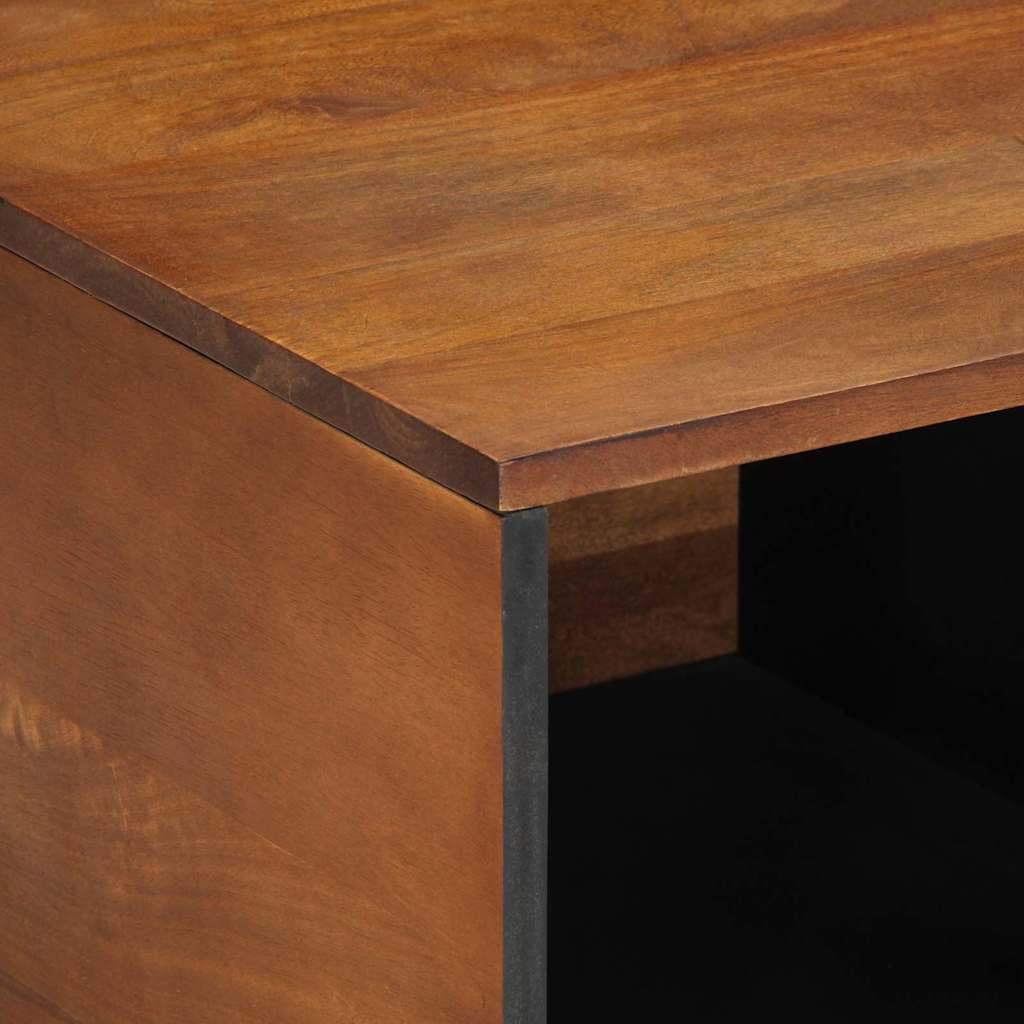 Mesa de Café Marrón miel 80 x 50 x 40 cm Madera de mango maciza
