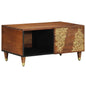 Mesa de Café Marrón miel 80 x 50 x 40 cm Madera de mango maciza