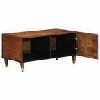 Mesa de Café Marrón miel 80 x 50 x 40 cm Madera de mango maciza