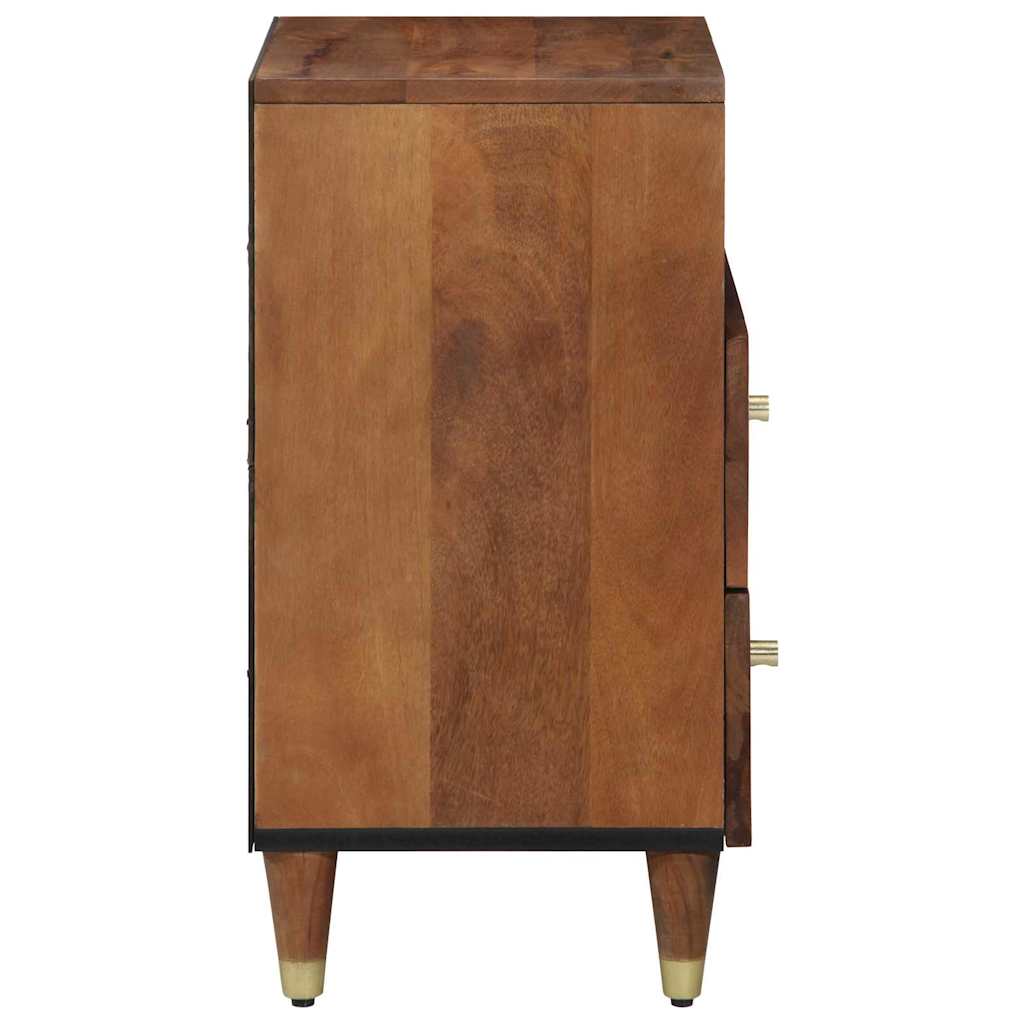Armario de Noche con cajón Marrón miel 50 x 33 x 62 cm
