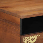 Mesa de Café Marrón miel 80 x 54 x 40 cm Madera de mango maciza