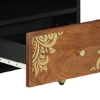 Mesa de Café Marrón miel 80 x 54 x 40 cm Madera de mango maciza