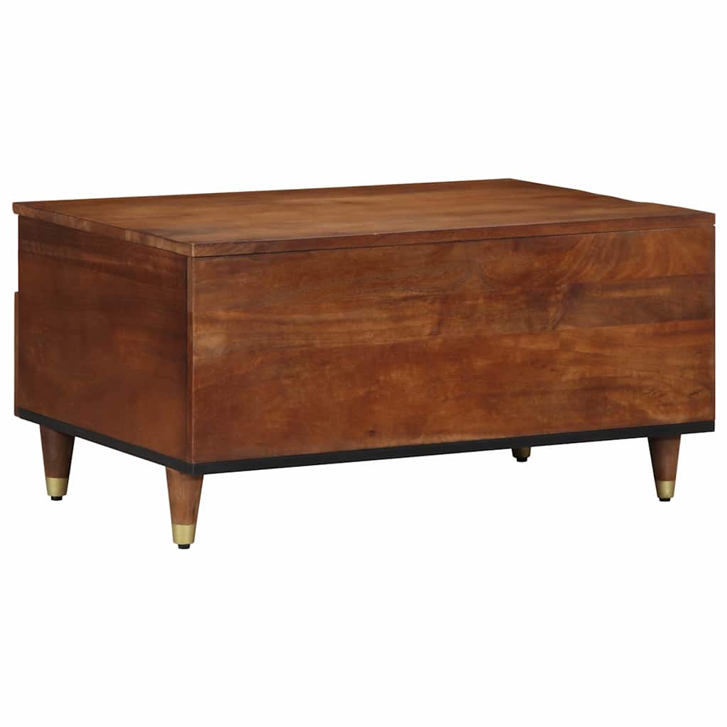 Mesa de Café Marrón miel 80 x 54 x 40 cm Madera de mango maciza