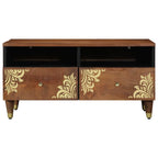 Mesa de Café Marrón miel 80 x 54 x 40 cm Madera de mango maciza